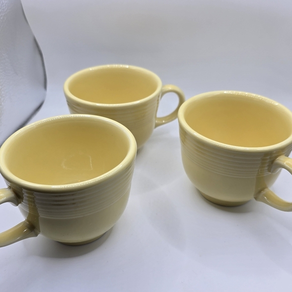 Fiesta by Homer Laughlin Tea Cup Replacements Ivory Color (pale yellow) - Picture 2 of 6